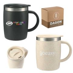 14 oz Dagon Wheat Straw Mug