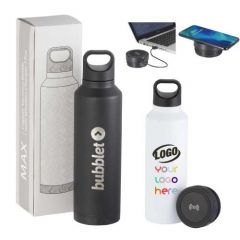 17 oz Max Copper Vac Bottle w/ Wireless Power Bank
