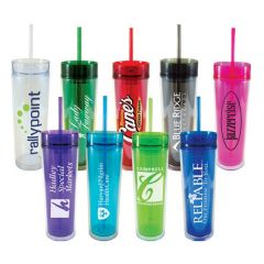 Personalized Tumblers - Slender Sip Tumbler | 16 oz