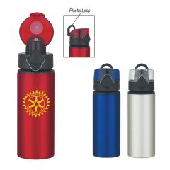 Personalized Sports Water Bottles  - Aluminum Sports Bottles With Flip Top Lid | 25 oz  