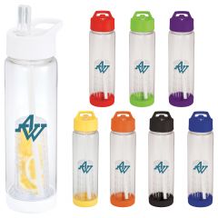 Personalized Sports Water Bottles  - Tutti Frutti BPA Free Tritan Sports Bottles | 25 oz
