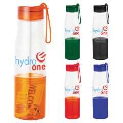 Personalized Sports Water Bottles  - Hide-Away Tritan Sports Bottles | 16 oz