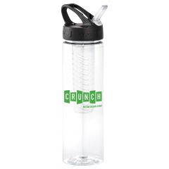 Personalized Sports Water Bottles  - Fruit Infuser Water Bottles | 24 oz