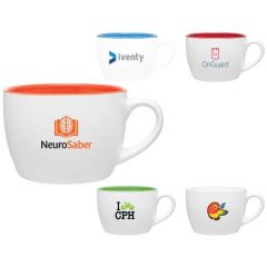 Custom Coffee Mugs - Bolzano Ceramic Mug - Matte White | 18 oz 