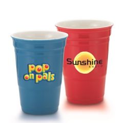 Promotional Cups  - Let's Party Cup Ceramic | 12 oz 