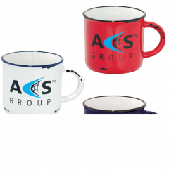 Custom Logo Mugs - 17 oz Enamel Ceramic Mug