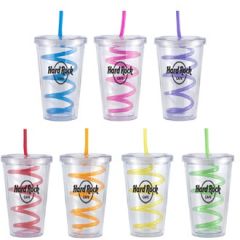 Slurpy With Crazy Straw | 16 oz