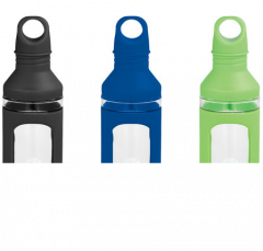 Custom Logo Water Bottles - 20 oz Hover Glass Water Bottle