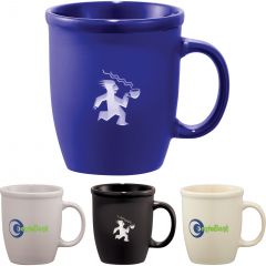 Custom Logo Mugs - Cafe Au Lait Ceramic Mug | 12 oz