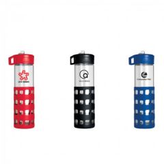 Sip-N-Go Glass Water Bottles | 20 oz